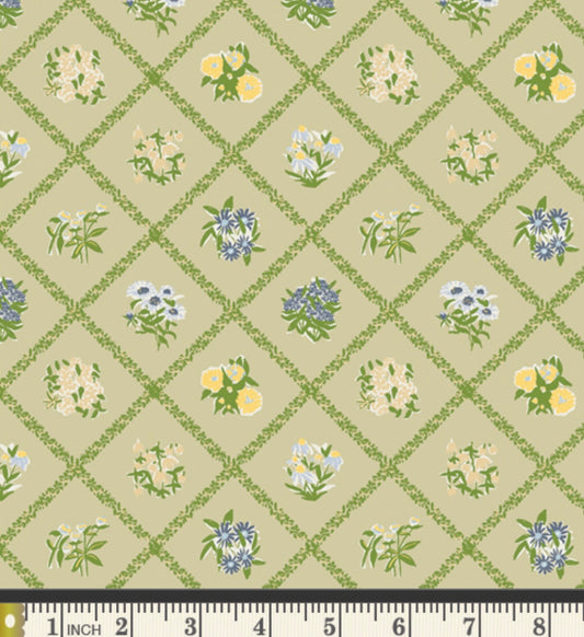 Cottage Garden Abloom - PTG33401 - Potager Collection by Sharon Holland - Art Gallery Fabrics