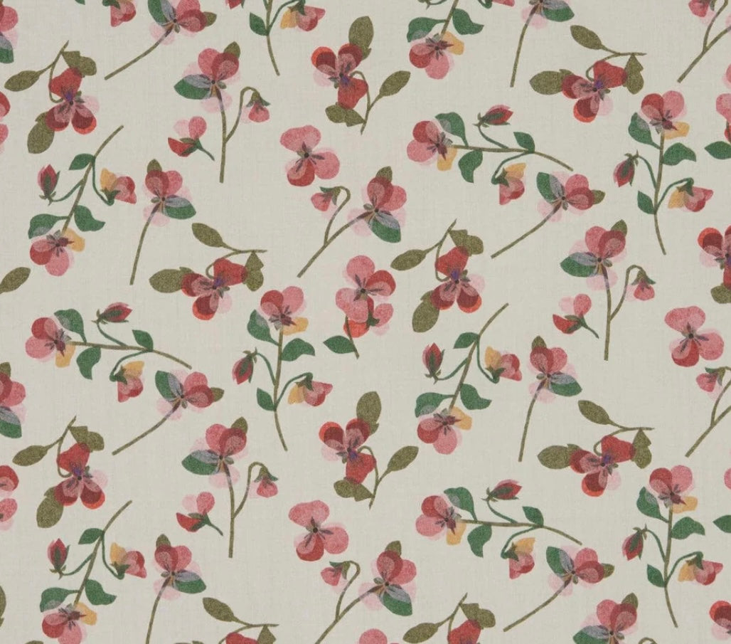 Pansy Scatter (D) - Tana Lawn - Decades in Bloom Collection - Liberty of London Fabrics - 100% Cotton