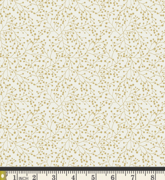 Winterberry Whispers (Metallic) - ADV25904 - Adventale Collection by Katarina Roccella - Art Gallery Fabrics