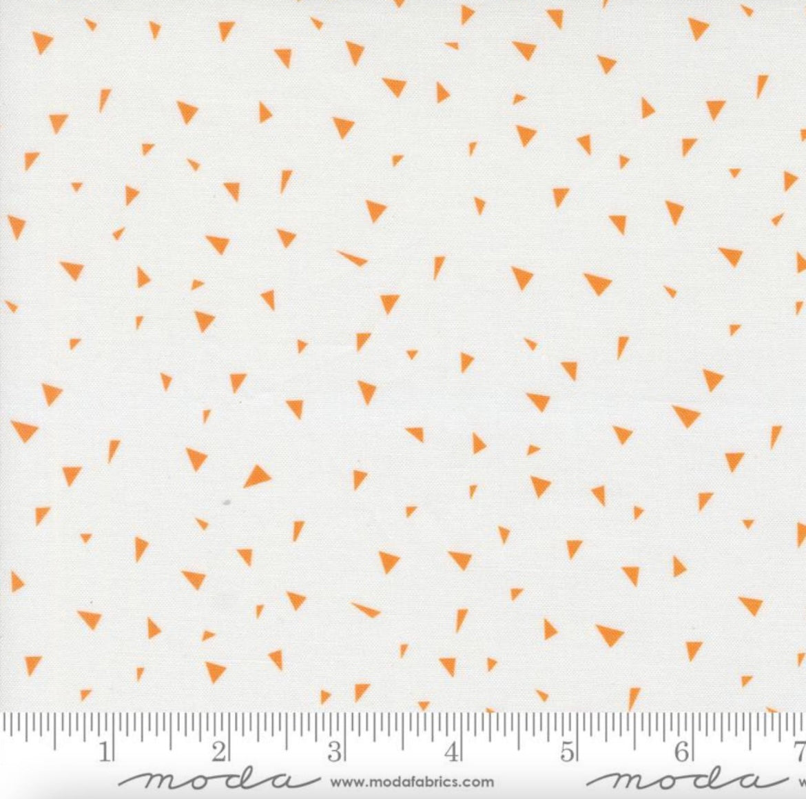 White Orange 18259 11 - Mixed Bag of Bon Bons Collection by Jen Kingwell - Moda Fabrics