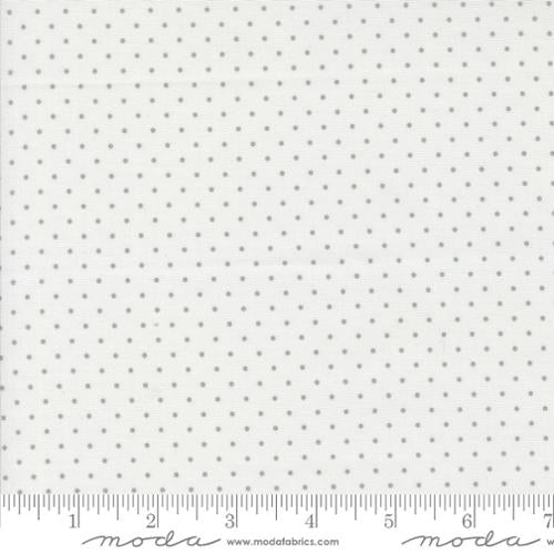 White Grey 18253 - Mixed Bag of Bon Bons Collection by Jen Kingwell - Moda Fabrics