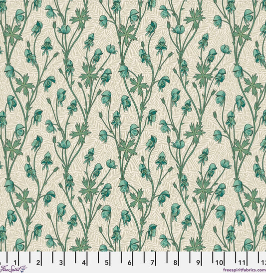 SM Monkshood - Mineral - PW WM140.MINERAL- Bedford Park Collection by Morris and Co. - FreeSpirit Fabrics
