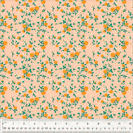 Blush - 54255D-6 - By Hand Collection by Heather Ross - Windham Fabrics