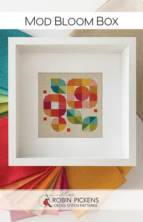 Mod Bloom Box - Cross Stitch pattern by Robin Pickins