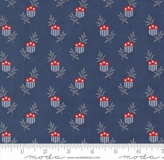 Nautical Blue - 49320 14 - American Gatherings III by Primitive Gatherings - Moda Fabrics