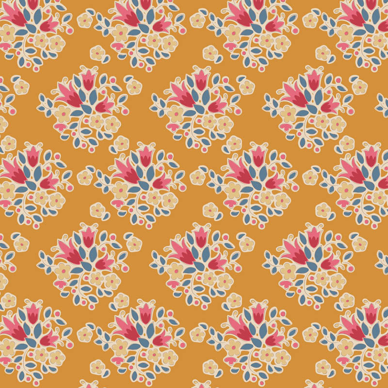 Lulu Saffron - TIL130139-V15 - Creating Memories Collection - Tilda Fabrics - 100% Cotton