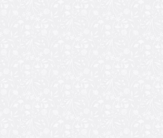 Floral Dusk - Pale Grey - CC45.1 - Evenfall Collection by Cassandra Connolly - Lewis & Irene