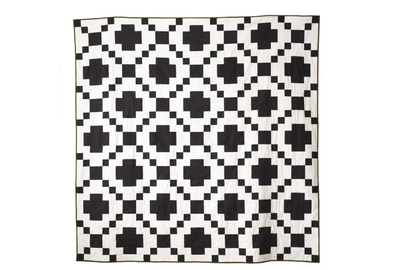 Modern Crossing Quilt Pattern by Patchwork & Poodles