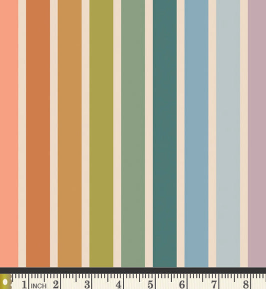 Summer Stripe in CANVAS - C99312 - Slow Summer Collection by Suzy Quilts