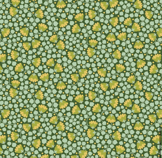 Bellflower - Pine - 110127 - Wallflower Blender Collection - Tilda Fabrics