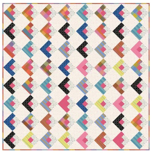Friendship Knot Quilt Kit - Warp Weft Ooh Lucky Lucky Quilt Kit - KITRS4121 - Fabric designed by Alexia Abegg - Ruby Star Society - Moda Fabrics