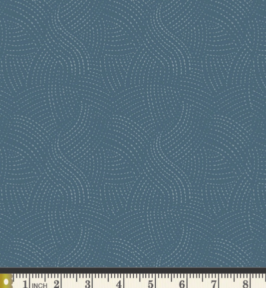 Meandering Ocean - Tomales Bay Collection by Katie O’Shea - TOB10902 - Art Gallery Fabrics