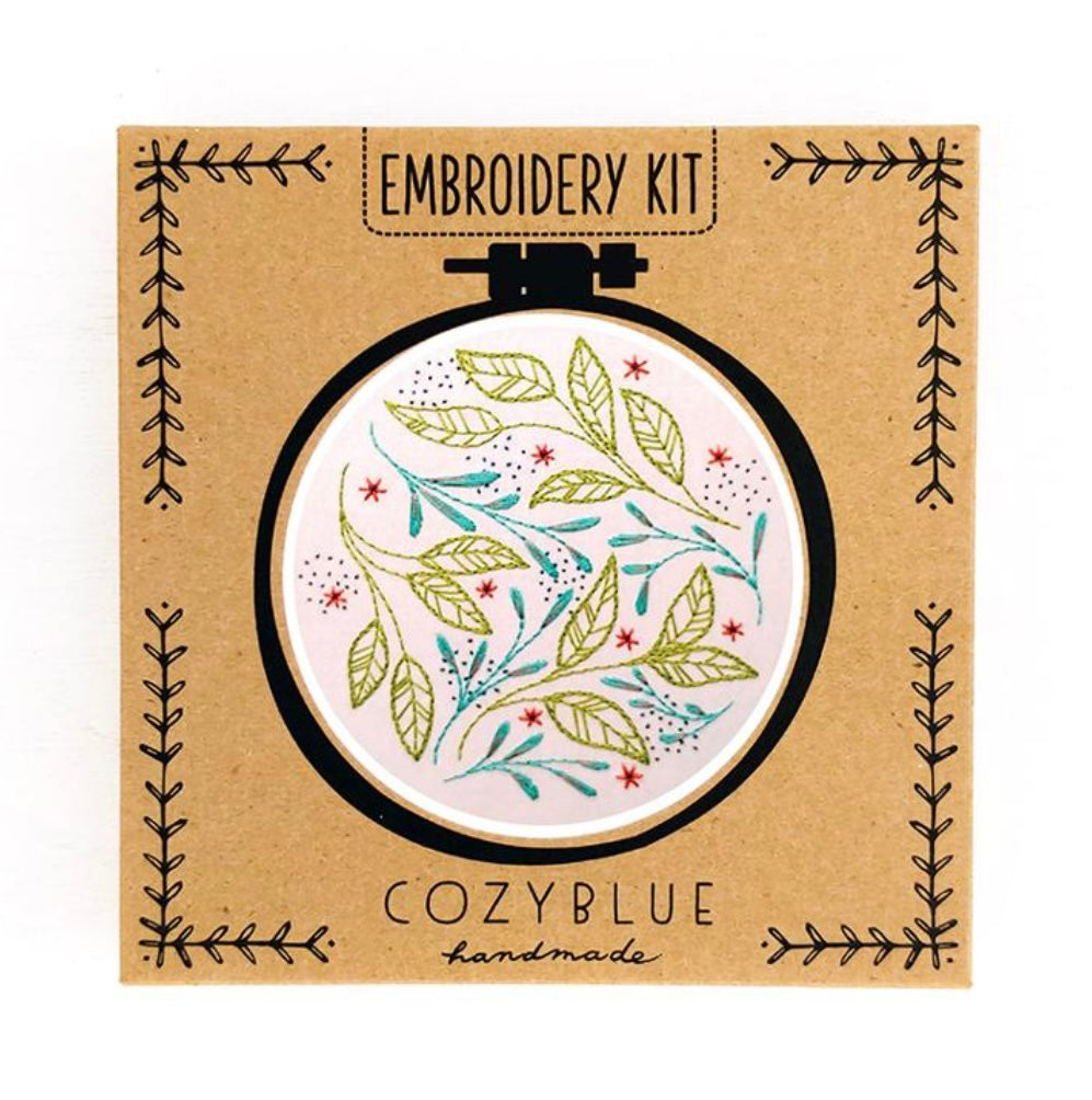 Leaf Dance Embroidery Kit by Cozy Blue – The Grey Finch Company