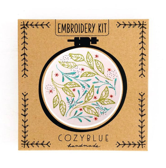 Leaf Dance Embroidery Kit by Cozy Blue