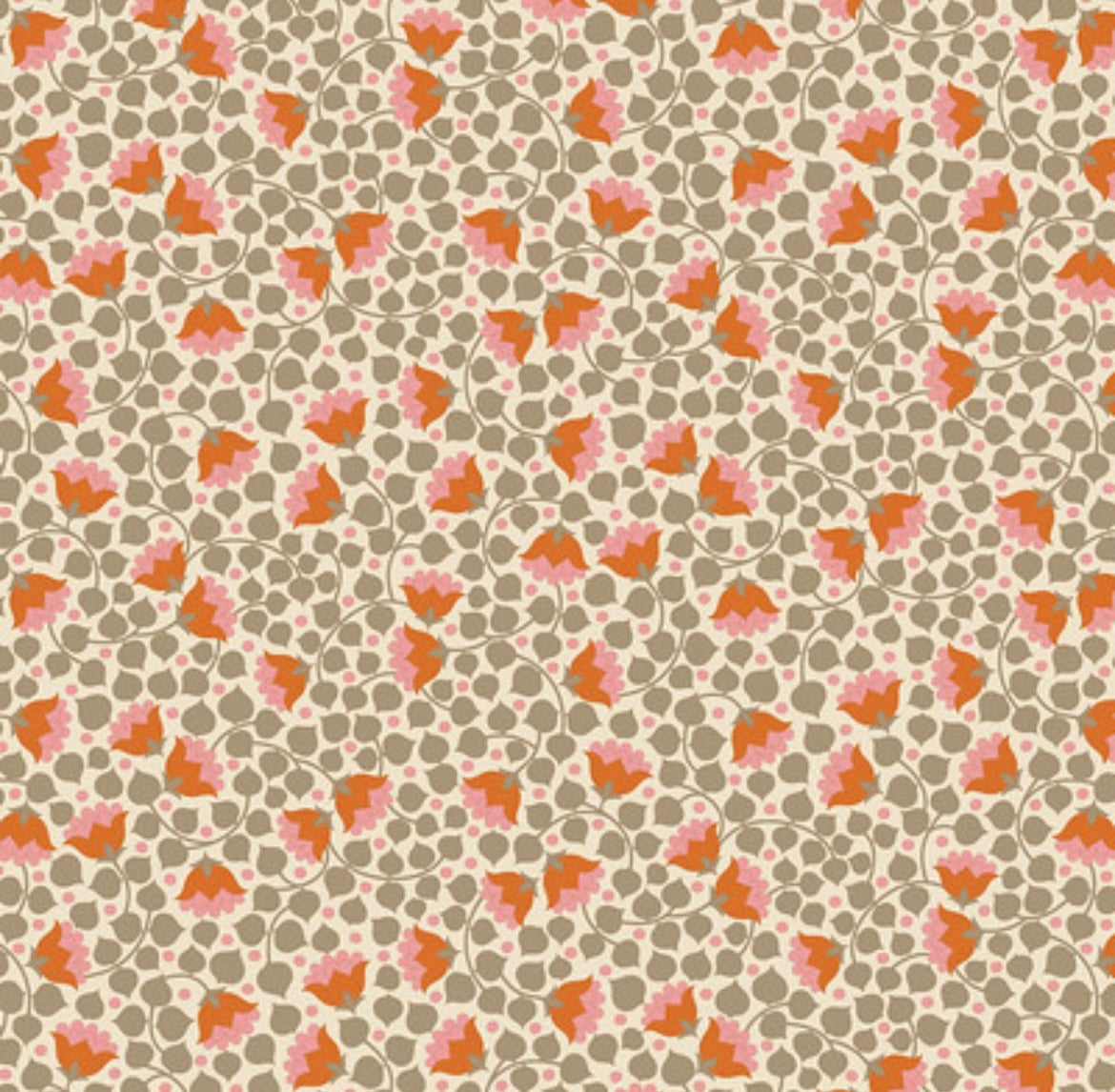 Bellflower - Sand - 110134 - Wallflower Blender Collection - Tilda Fabrics