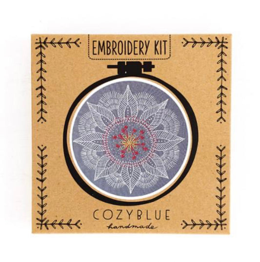 Autumn Mandala Embroidery Kit by Cozy Blue