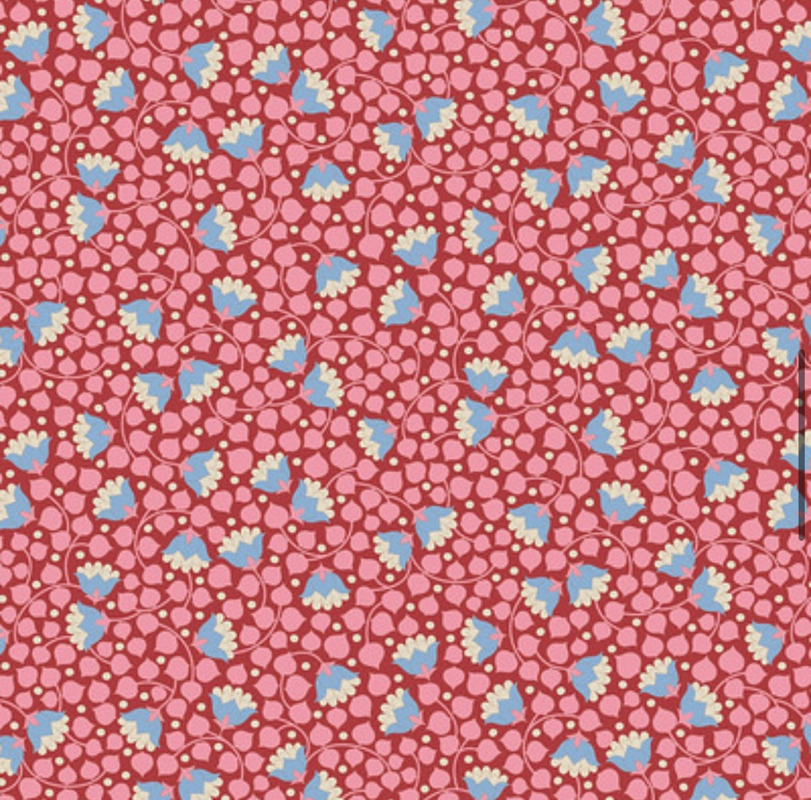 Bellflower - Pink - 110129 - Wallflower Blender Collection - Tilda Fabrics