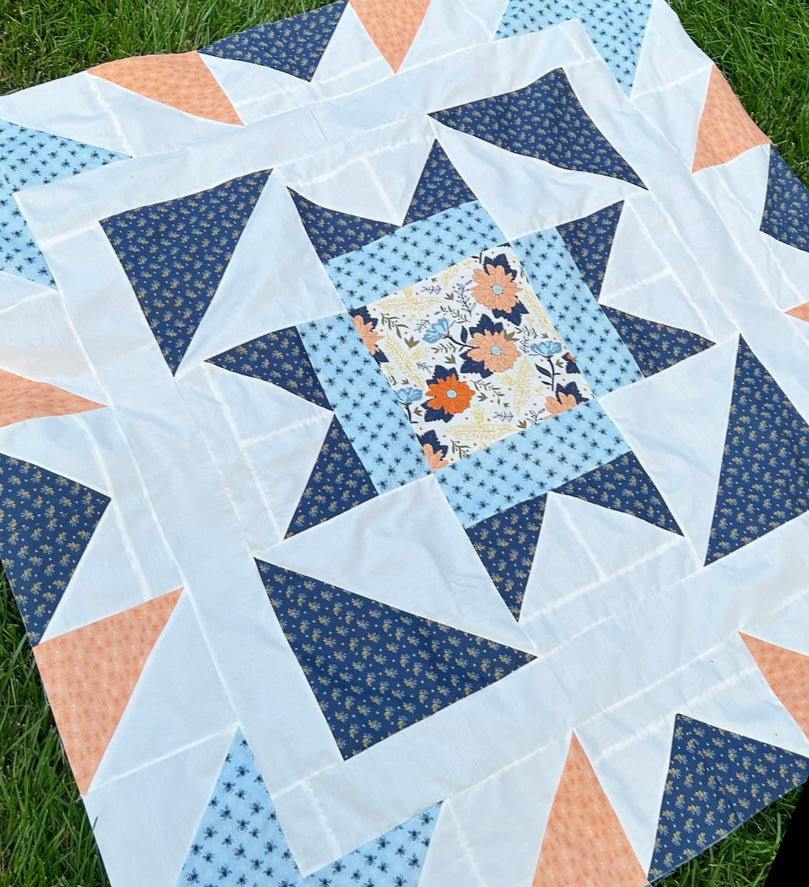 Sadie Sunshine Quilt Kit - One Block Version - Pattern by In the Light Quilts