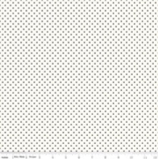Swiss Dot Small Color 110 Black Dot on off white - C600-110 - Riley Blake Designs