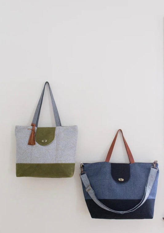 Explorer Tote Pattern by Noodlehead