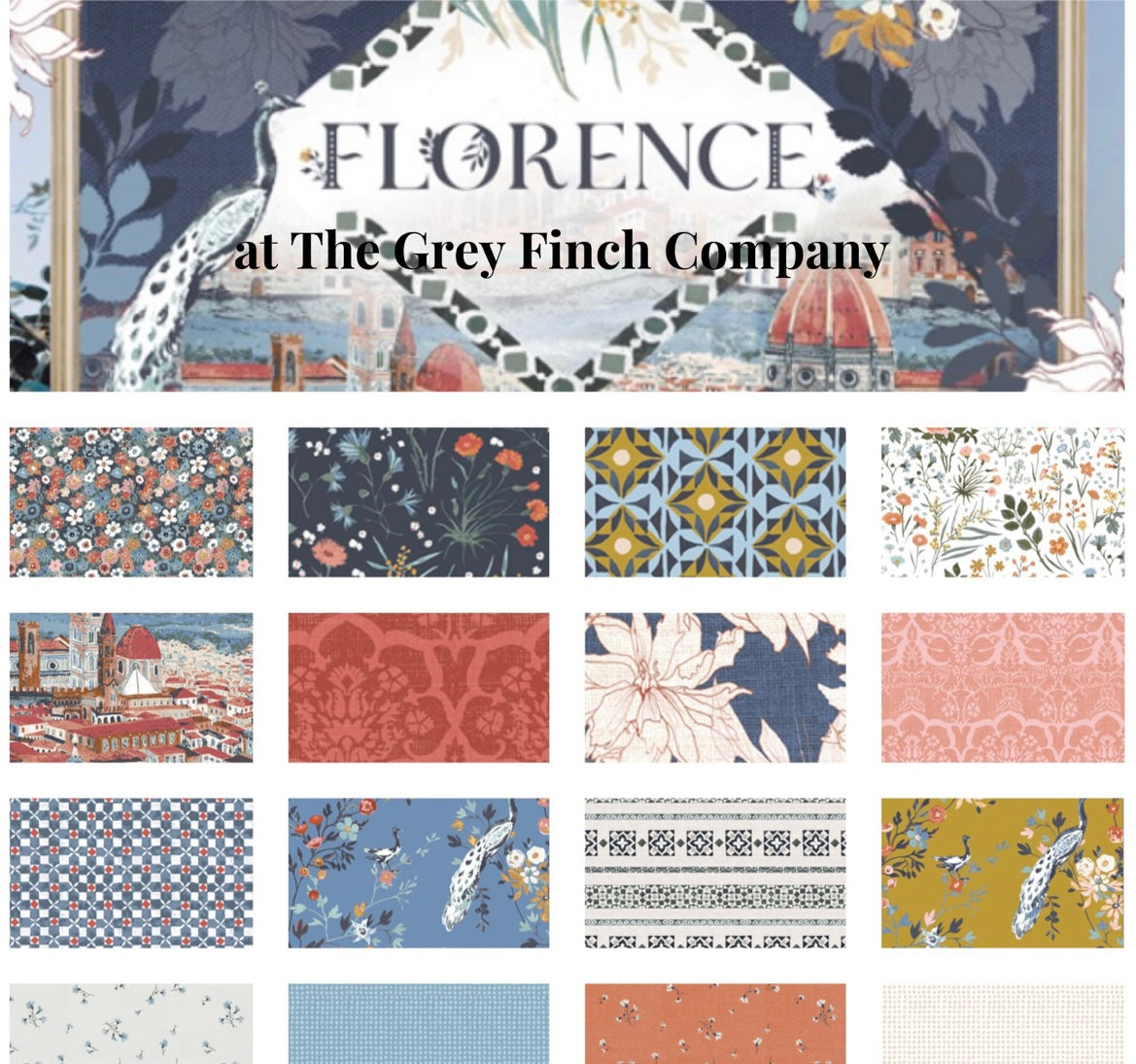 Florence Collection Bundle - 16 fabrics by Katarina Roccella - Art Gallery Fabrics