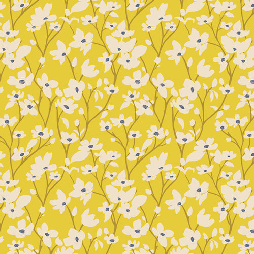 Dogwood Sunlight - FRE32315 - Fresh Linen Collection by Katie O’Shea - Art Gallery Fabrics