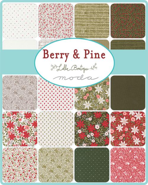 Berry and Pine Collection Bundle - 32 Fabrics by Lella Boutique - Moda Fabrics