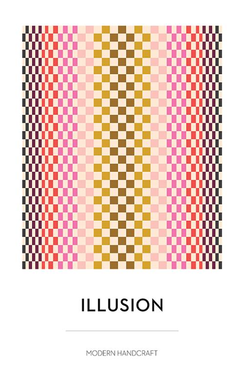 Illusion Quilt Pattern by Modern Handcraft (Paper Copy)