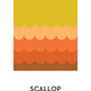 Scallop Quilt Pattern by Modern Handcraft (Paper Copy)