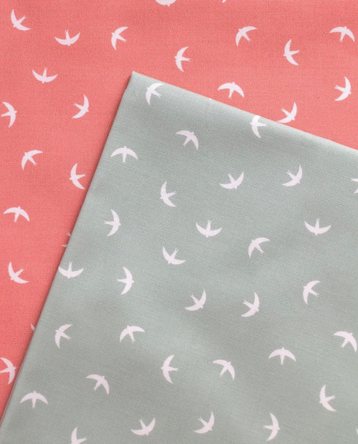 Birds - Melon - Splendor Collection by Pippa Shaw - Figo Fabrics