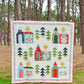 Christmas Chapel Quilt Kit - Pattern by Fancy That for Moda Fabrics