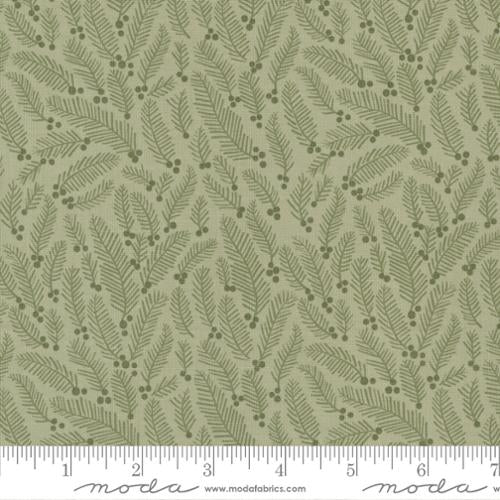Christmas Eve Sage 5182 14 By Lella Boutique - Christmas Eve Collection - Moda Fabrics - 100% Cotton