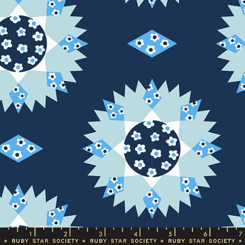 Sunpatch Navy RS3053 15 - Lil Collection by Kimberly Kight - Ruby Star Society - Moda Fabrics