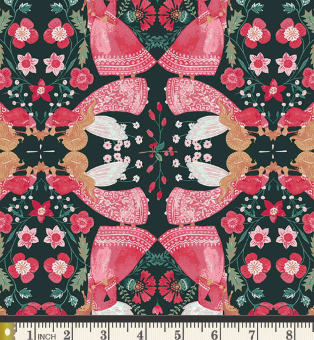 Singing Carols - Wintertale Collection by Katarina Roccella - Art Gallery Fabrics