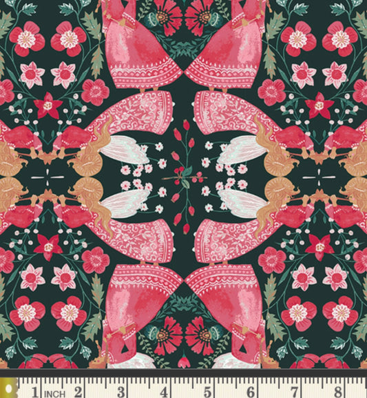 Singing Carols - Wintertale Collection by Katarina Roccella - Art Gallery Fabrics