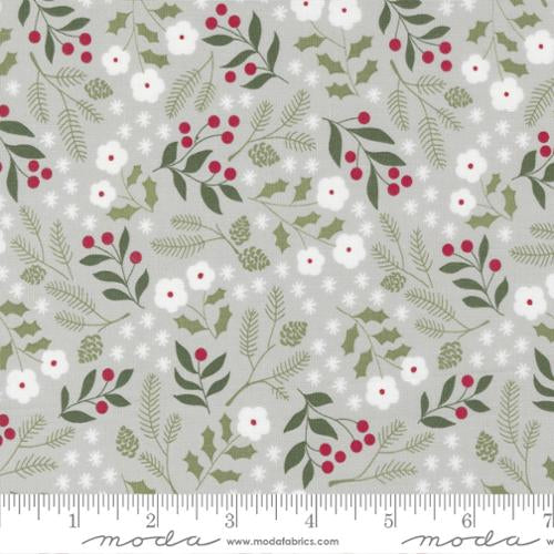 Christmas Eve Silver 5181 12 by Lella Boutique - Christmas Eve Collection - Moda Fabrics