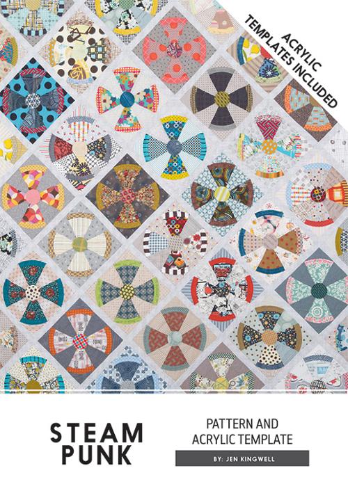 Steam Punk Quilt Pattern & Acrylic Templates by Jen Kingwell