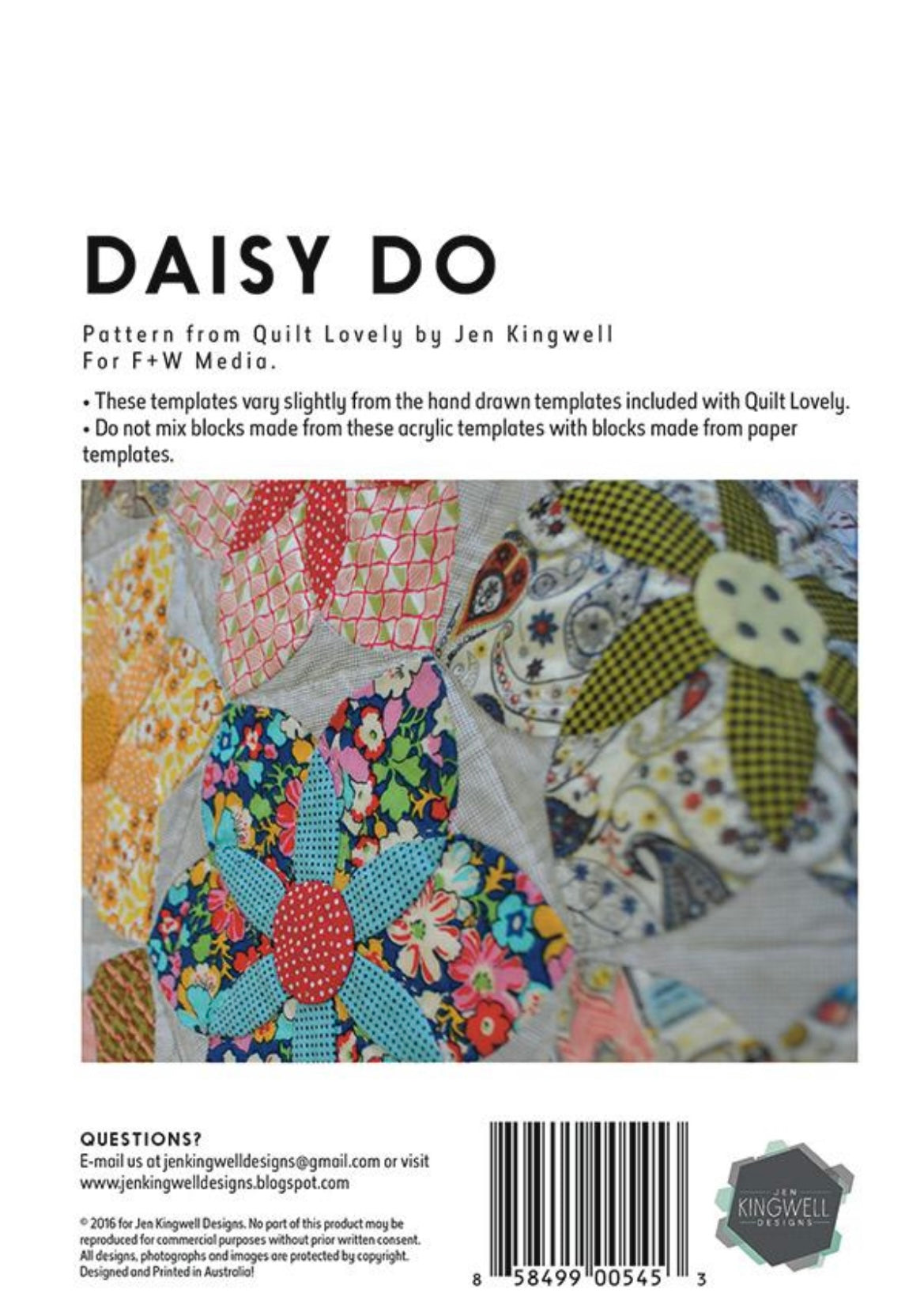 Daisy Do Templates by Jen Kingwell
