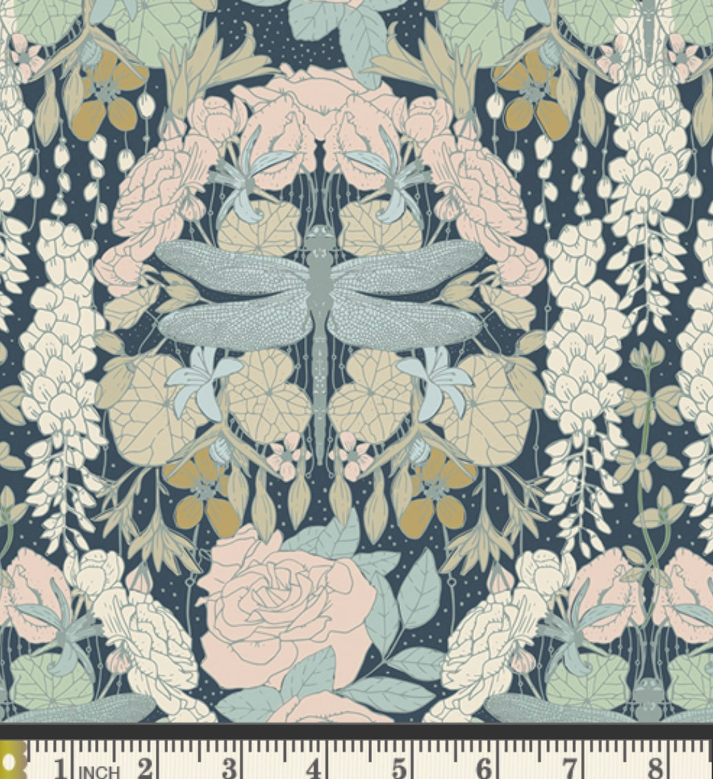 Libellule Awakening - Spring Equinox Collection by Katie O’Shea - Art Gallery Fabrics
