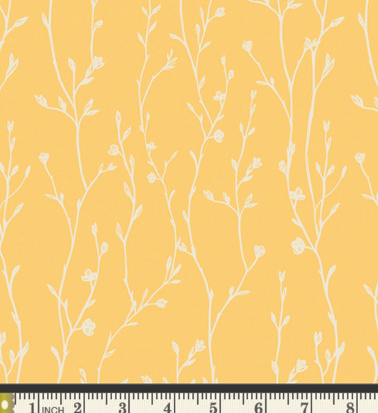 Growing Buds Sunshine - Spring Equinox Collection by Katie O’Shea - Art Gallery Fabrics