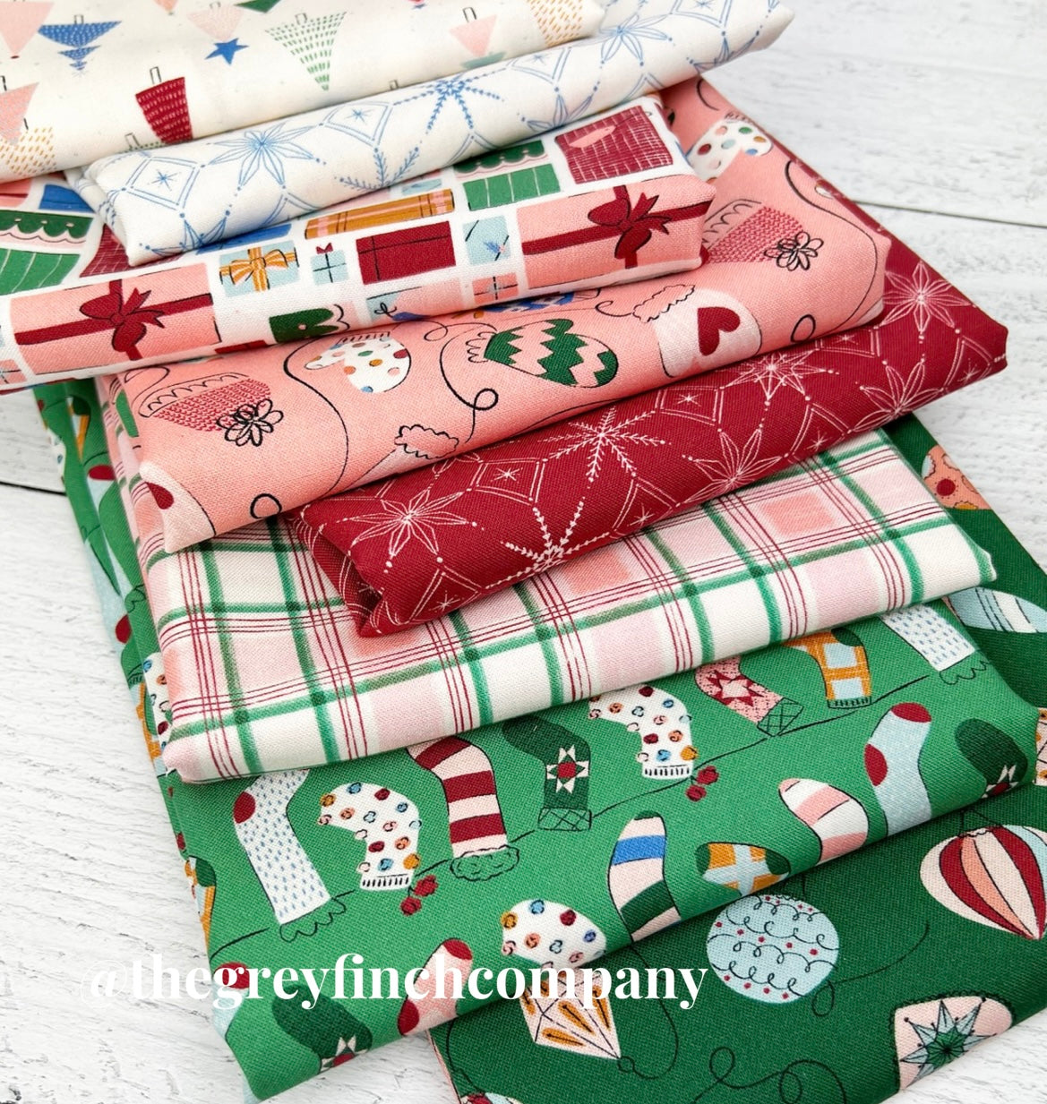 Warm & Cozy Collection Bundle - 8 fabrics by MK Studio - Cloud9 Fabrics