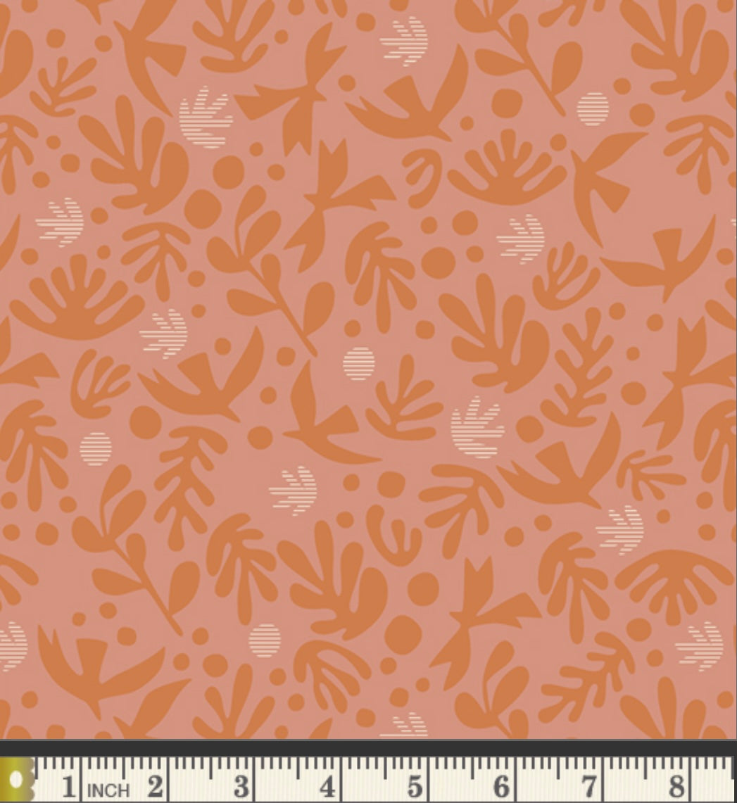 Boho Birds Snapdragon - Duval Collection by Suzy Quilts - Art Gallery Fabrics