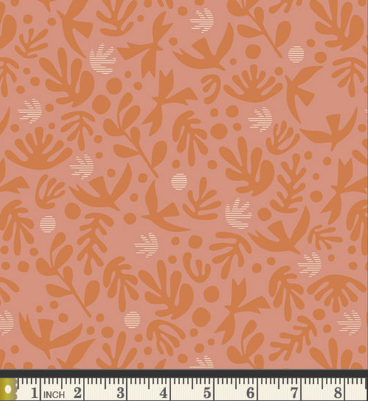 Boho Birds Snapdragon - Duval Collection by Suzy Quilts - Art Gallery Fabrics