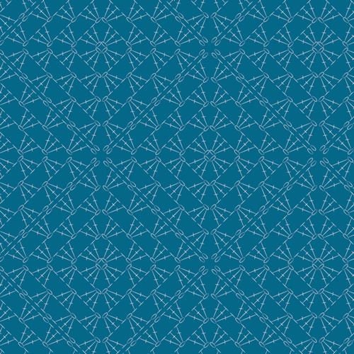 Crocheting the Net - 100% premium cotton - Art Gallery Fabrics - Catch and Release Collection by Mister Domestic