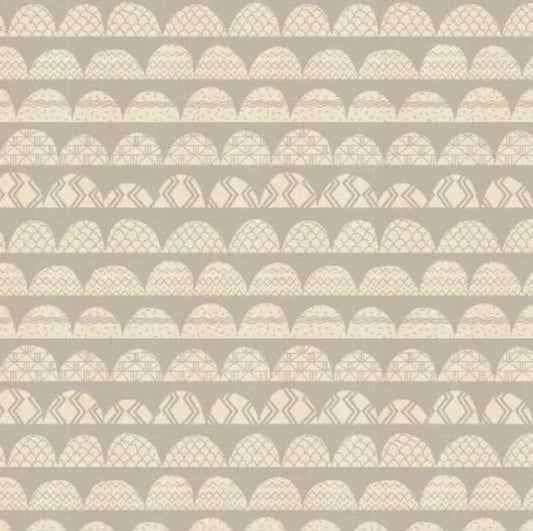 All Through the Land - Hills - Pebble Unbleached Fabric - Cotton + Steel - 100% Cotton
