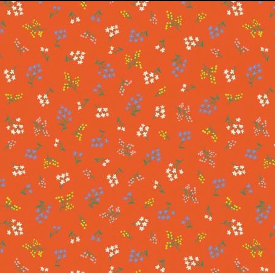 Strawberry Fields - Petites Fleurs Red by Rifle Paper Co. - 100% Cotton