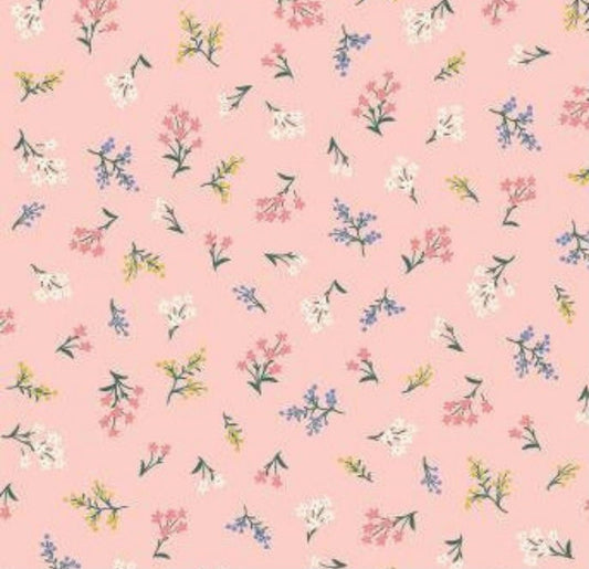 Strawberry Fields - Petites Fleurs Blush by Rifle Paper Co. - 100% Cotton