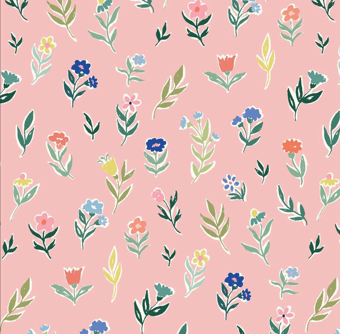 Daisy - Perennial Collection by Cassidy Demkov for Cloud9 Fabrics - 100% Organic Cotton