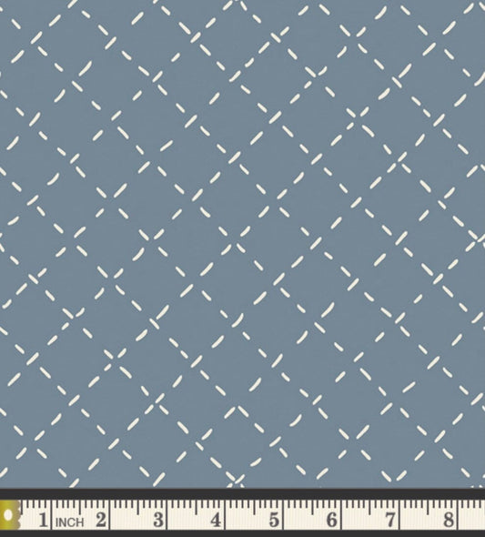 Coziness Cardigan Blue - Little Clementine Collection - Art Gallery Fabrics - 100% Cotton