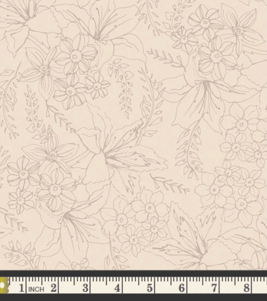 Natural Bouquet - Soften the Volume Collection - Art Gallery Fabrics - 100% Cotton